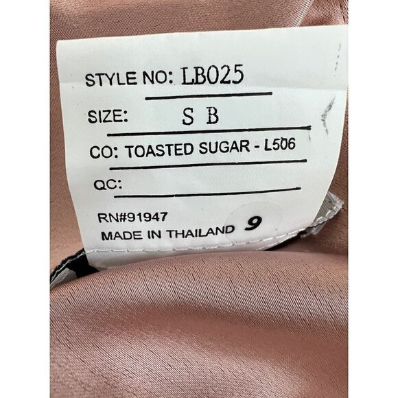 NWTD LOVELY Size S Imogen Twist Halter Charmeuse Trumpet Gown MSRP $231 - Picture 12 of 13